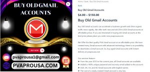 Buy Old Gmail Accounts